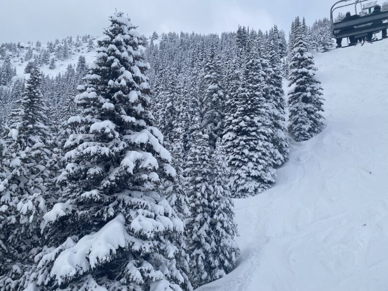 Riding the Richardson's Ridge Express. Image © PlanetSKI